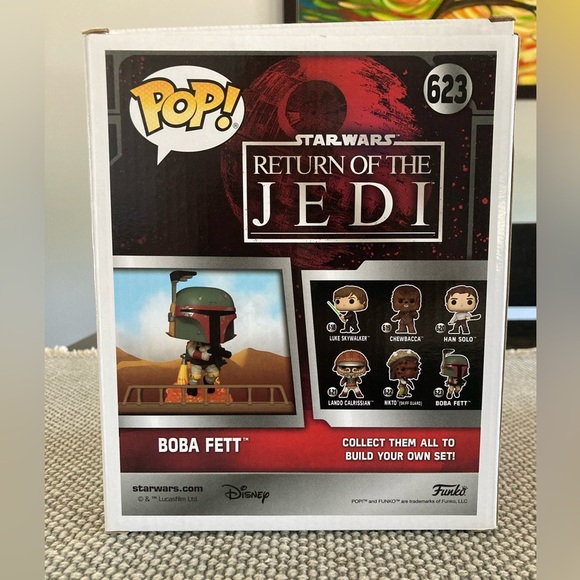 Jabba’s Skiff Boba Fett Funko Pop 623 Bobble Head - Picture 2 of 6